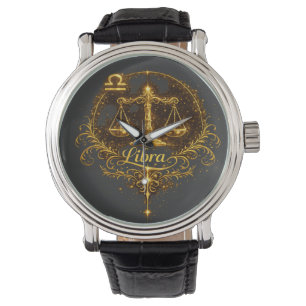 Montre Signe du zodiaque Libra Unique, signe stellaire