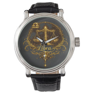 Montre Signe du zodiaque Libra Unique, signe stellaire