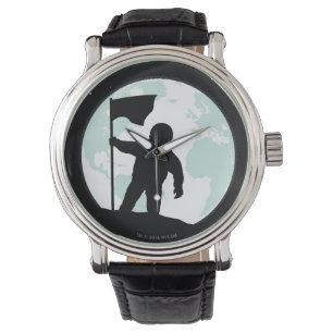 Montre Silhouette d'astronaute