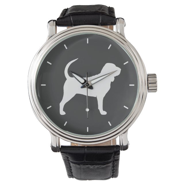 Montre Silhouette de Bloodhound (devant)