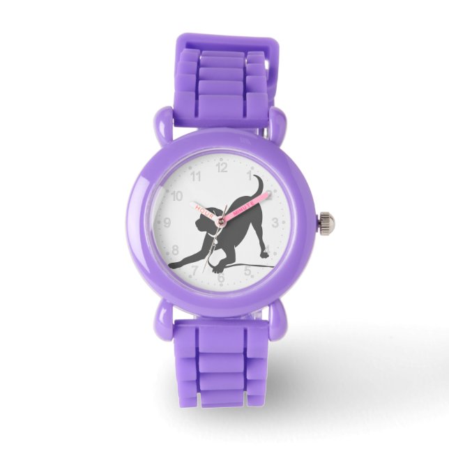 Montre Silhouette de l'extracteur Labrador (Recto)
