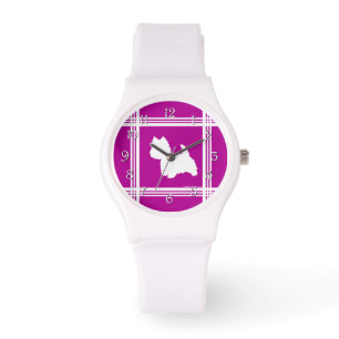 Montre Silhouette de Westie