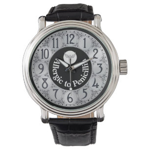Montre Silver romain numeral caduceus chic Art Déco