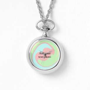 Montre Simple acrylique pour marbre ajouter votre nom de 