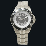 Montre Simple Business Logo Employee Staff Swag<br><div class="desc">Add your company logo and brand identity to this watch by clicking the "Personalize" button above. These brand-able watches can advertise your business as employees use them and double as a corporate swag. Available in other colors and sizes. No minimum order quantity and no setup fee. Order as many or...</div>