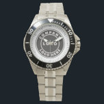 Montre Simple Business Logo Employee Staff Swag<br><div class="desc">Add your company logo and brand identity to this watch by clicking the "Personalize" button above. These brand-able watches can advertise your business as employees use them and double as a corporate swag. Available in other colors and sizes. No minimum order quantity and no setup fee. Order as many or...</div>