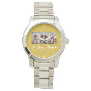 Montre Simple Elegant Love valentines jour couple photo