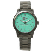Montre Simple Elegant Minimal Monogram Couple’s Name  (devant)