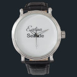 Montre Simple minimum ajouter votre nom texte place ville<br><div class="desc">Conception</div>