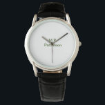 Montre Simple vert minimal ajouter votre nom de texte pho<br><div class="desc">conception</div>
