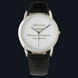 Montre Simple vert minimal ajouter votre nom de texte pho<br><div class="desc">conception</div>