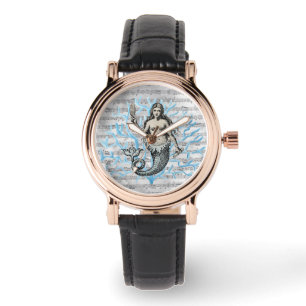 Montre Sirène de la mer Collage