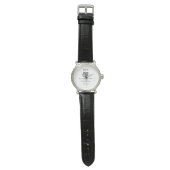 Montre site web de mariage rsvp q r code ajouter nom text (Plat)