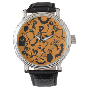 Montre Skeletons d'Halloween Macabre Dance
