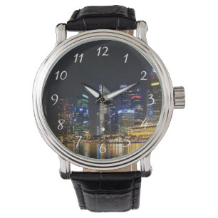 Montre Skyline Singapour pittoresque