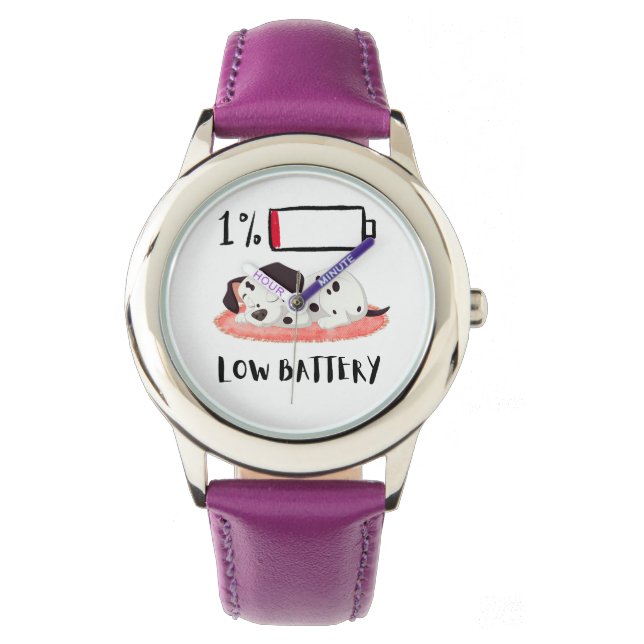 Montre Sleepy Dog Design (devant)