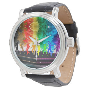 Montre SlipperyJoe's Dancing Pride Shadows cadeaux gay ar