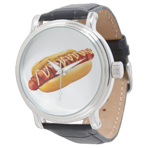 Montre SlipperyJoe's hot dog niché doucement pain jaune v