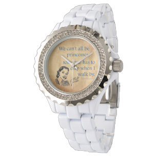 Montre SlipperyJoe's Princess clap marchant drôle les ann