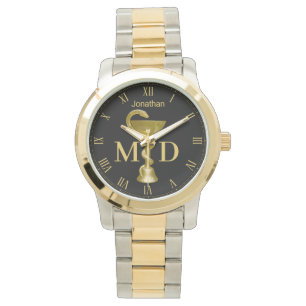 Montre Snake Bowl Hygieia Médicale Gold Médicale Doctor M
