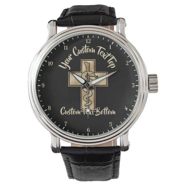 Montre Snake on Cross (devant)