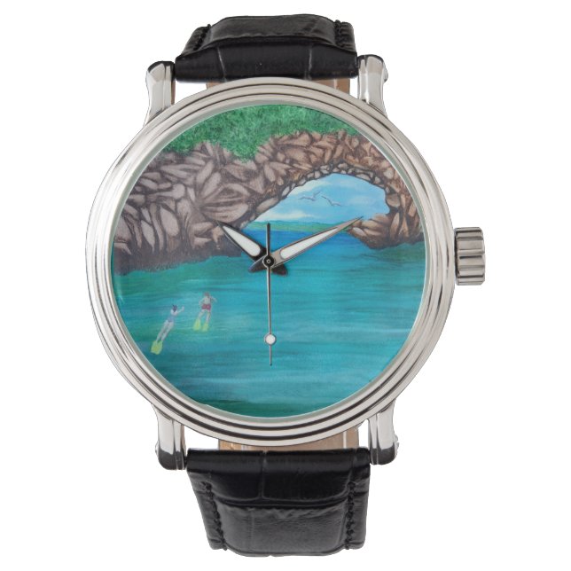 Montre Snorkeling au pays des merveilles (devant)