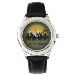 Montre Soldat Tribute Veille De Peur D'Oublier Wrist Watc