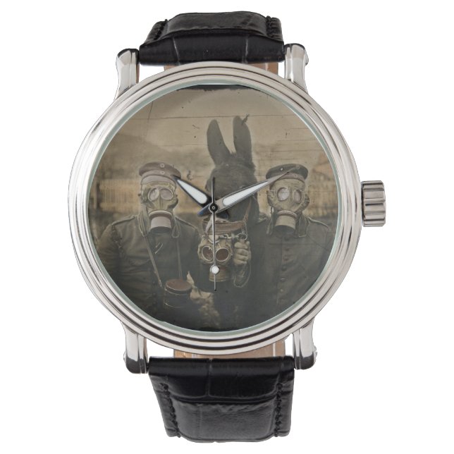 Montre Soldats Masques d'âne et de gaz (devant)