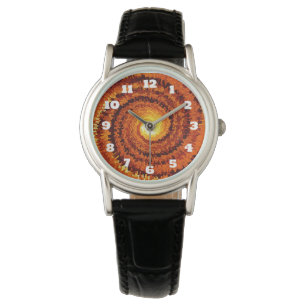 Montre Soleil spiral Abstrait