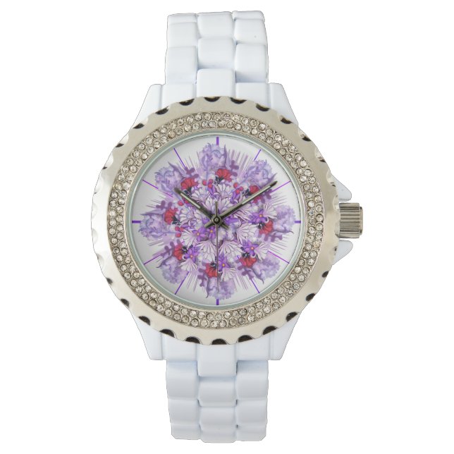 Montre Soleil violet Fairy Watch (devant)
