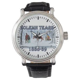 Montre Solemn Tears dépeint le Cherokee Trail of Tears