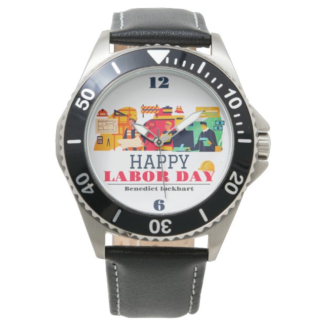 Montre Solidarité Travailleur Unité Fête du Travail avec  (devant)