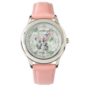 Montre Son nombre suffisant   Affirmations Cutes   Panda