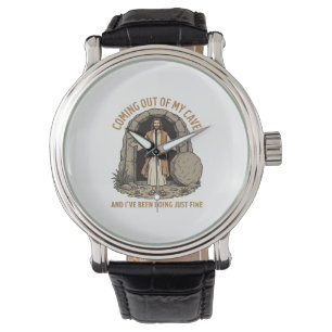 Montre Sortir de ma grotte drôle chrétien vintage shirt