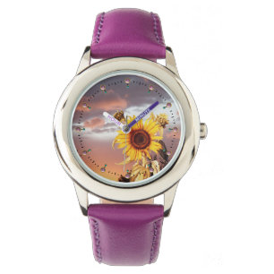 MONTRE SOUFFRANCES ET COUCHER DE SOLEIL D'ÉTÉ, NUAGES ROS