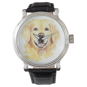 Montre Souriant joyeux Golden Retriever chien animal anim