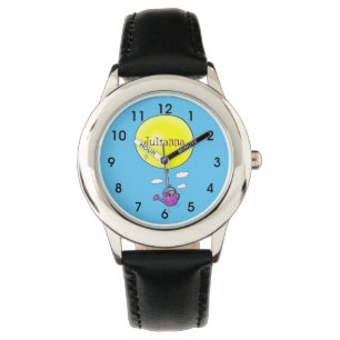 Montre Souris mignonne dans la canette d'arrosage avec de