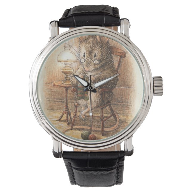Montre Souris tricot - Beatrix Potter (devant)