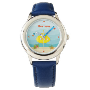 Montre Sous-marin jaune profond