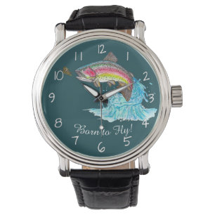 Montre Soutenu pour piloter la pêche sautante de mouche