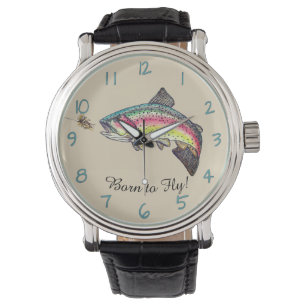 Montre Soutenu pour piloter la pêche sautante de mouche
