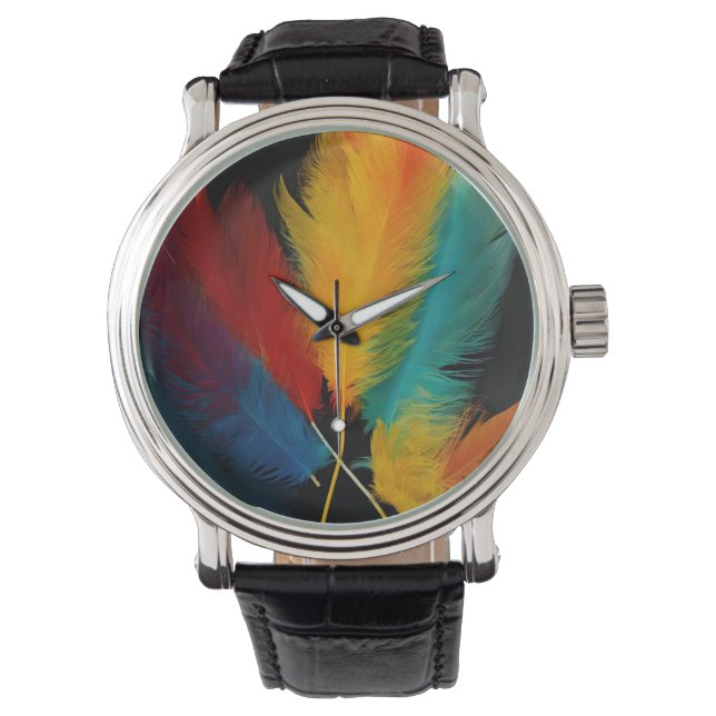 Montre Southwest Feather Abstrait (devant)