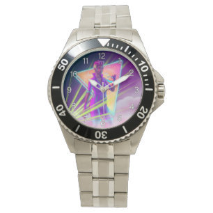 Montre Space Girl Synthwave Cyberpunk