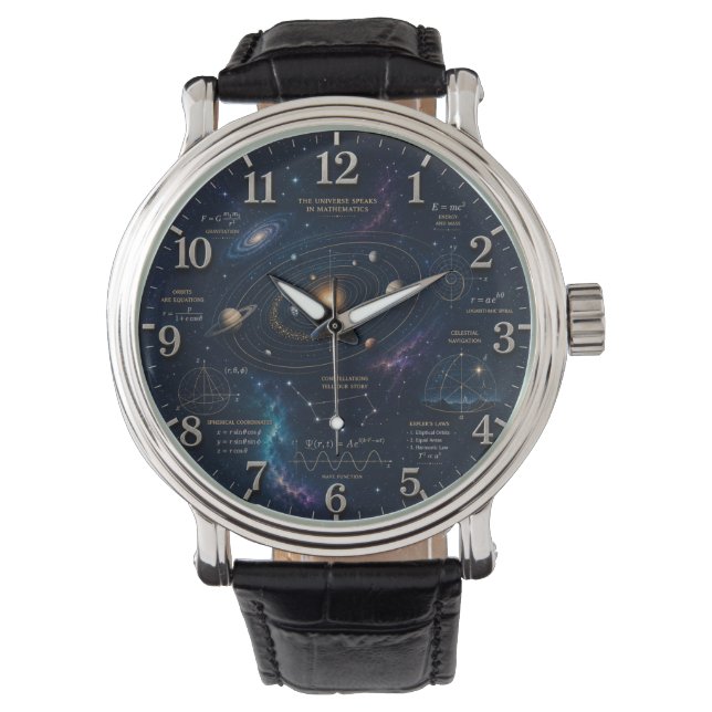 Montre Space Mathematics Astronomy  (devant)