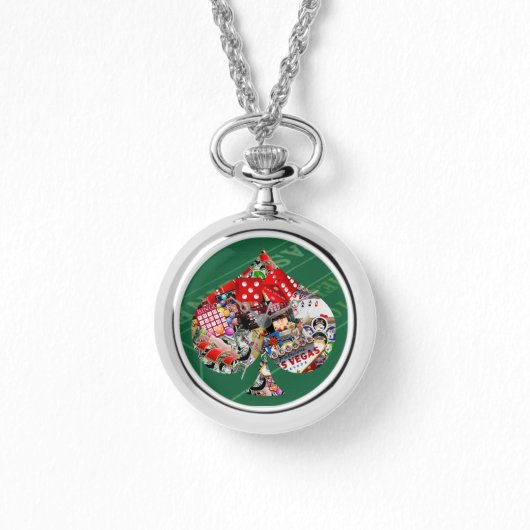 Montre Spade - Las Vegas Jouer Forme de carte (Recto)