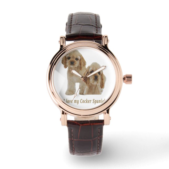 Montre spaniers cocker (Recto)