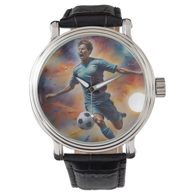 Montre Spatiale Nebula Soccer (devant)