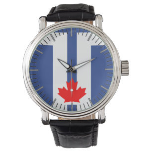 Montre spéciale patriotique avec drapeau de Toront