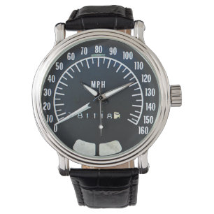Montre Speedometer de voiture de sport classique 1971