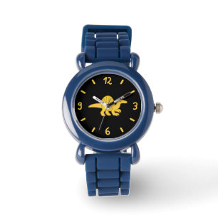 Montre Spinosaurus dinosaures jaunes agréables